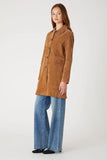 Dirt Bike Suede Trench Coat