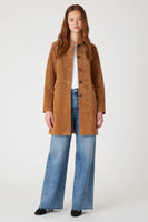 Dirt Bike Suede Trench Coat