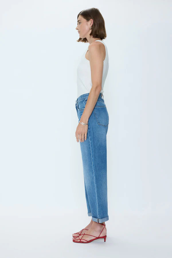 Donny Rolled Hem Boyfriend Jeans