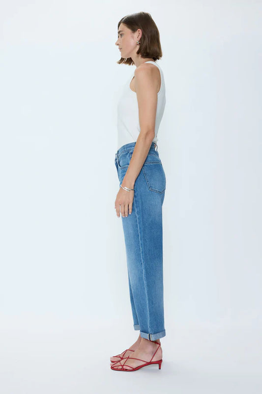 Donny Rolled Hem Boyfriend Jeans