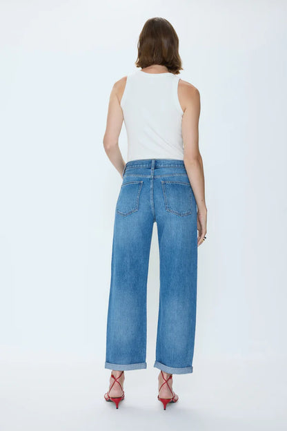 Donny Rolled Hem Boyfriend Jeans