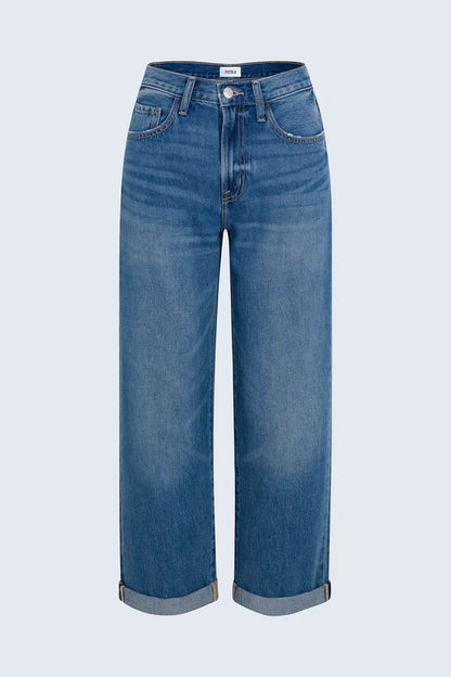 Donny Rolled Hem Boyfriend Jeans