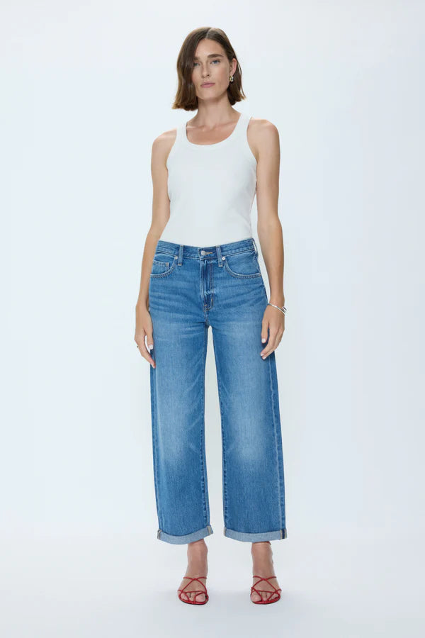 Donny Rolled Hem Boyfriend Jeans