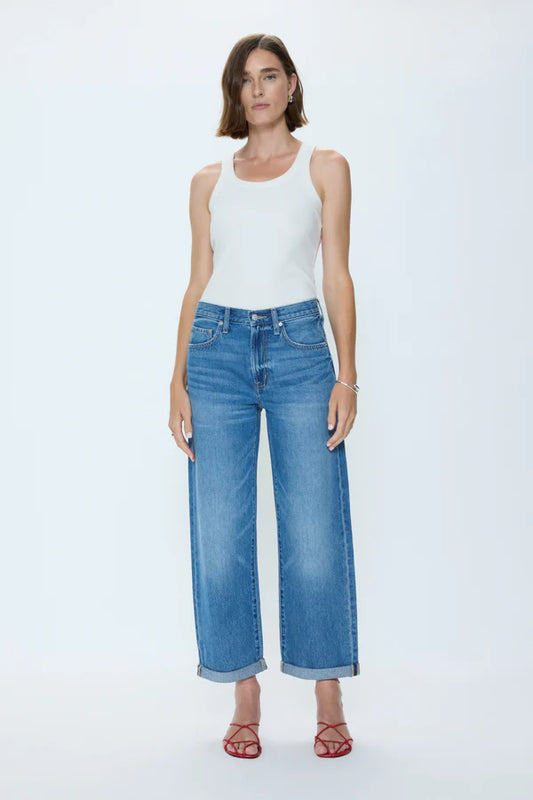 Donny Rolled Hem Boyfriend Jeans