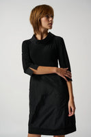 Dual Fabric Cocoon Dress