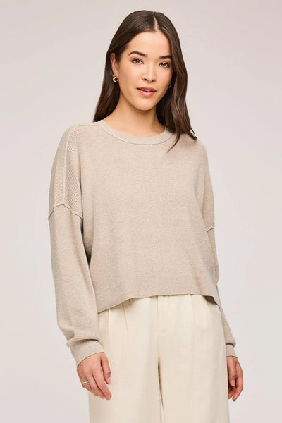 Echo Pullover Sweater Heather Sand