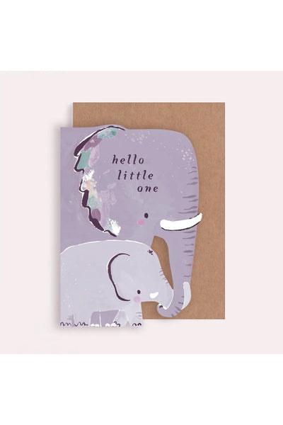 Elephant New Baby Card