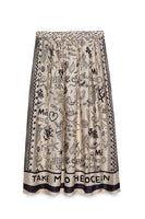 Elizabeth Mermaid Printed Midi Skirt