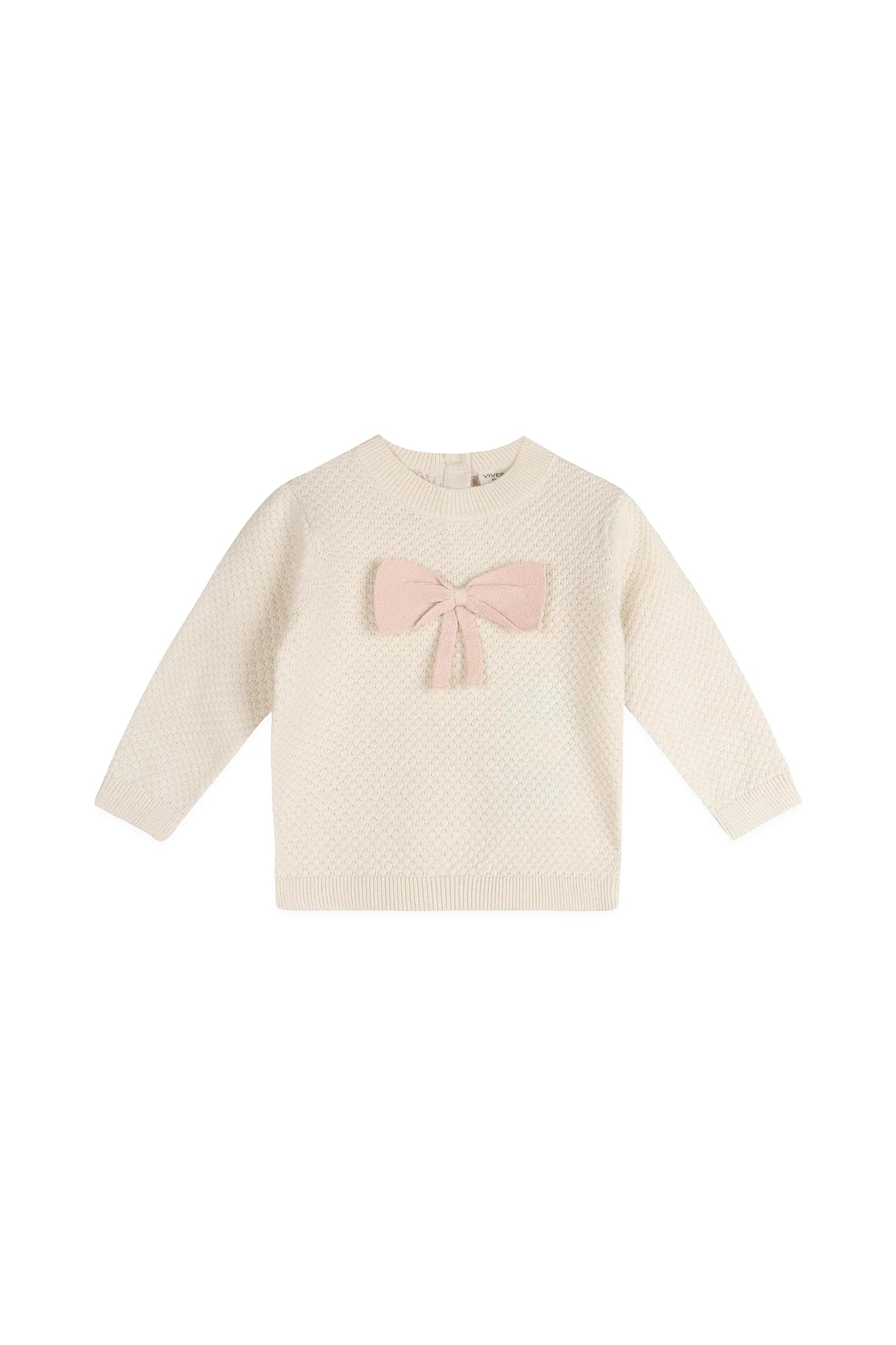 Ella Bow Knit Baby Pullover