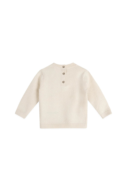 Ella Bow Knit Baby Pullover