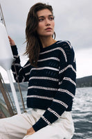 Estero Stripe Cropped Sweater