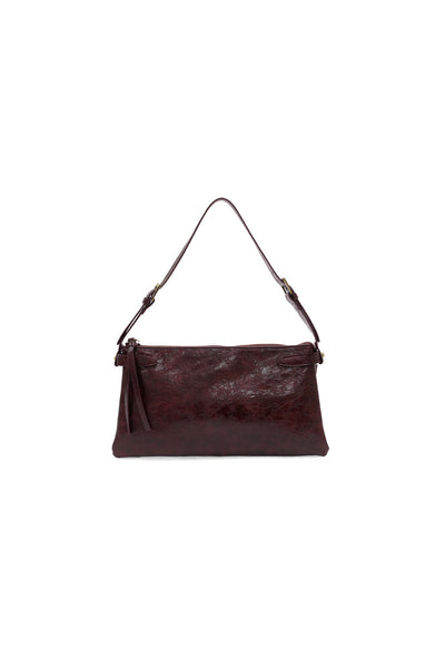 Eve Trapeze Shoulder Bag Wine