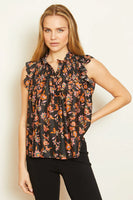 Evelyn Folk Art Fleur Top