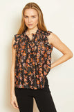 Evelyn Folk Art Fleur Top