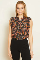 Evelyn Folk Art Fleur Top