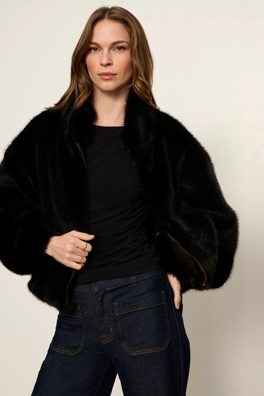 Everest Faux Fur Bomber