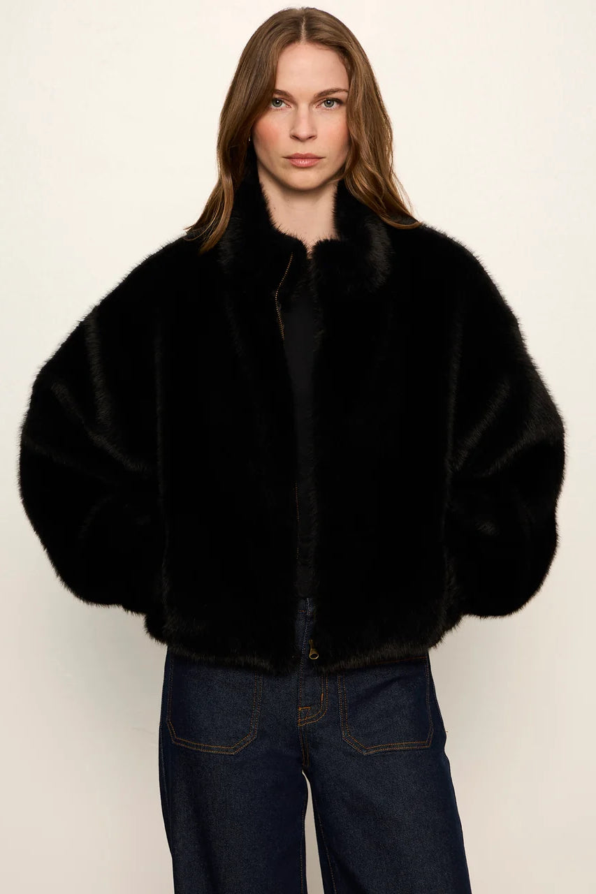 Everest Faux Fur Bomber