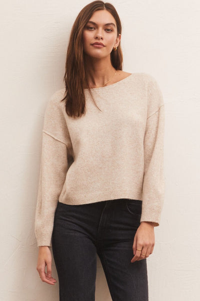 Oatmeal Everyday Pullover Sweater