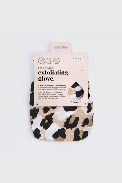 Leopard Exfoliating Glove
