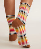 Rainbow Stripe Hi-Ankle Socks