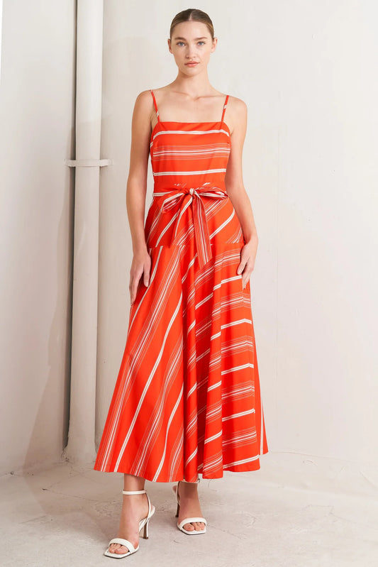 Sweet Escape Stiped Midi Dress