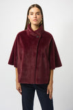 Faux Fur Swing Jacket