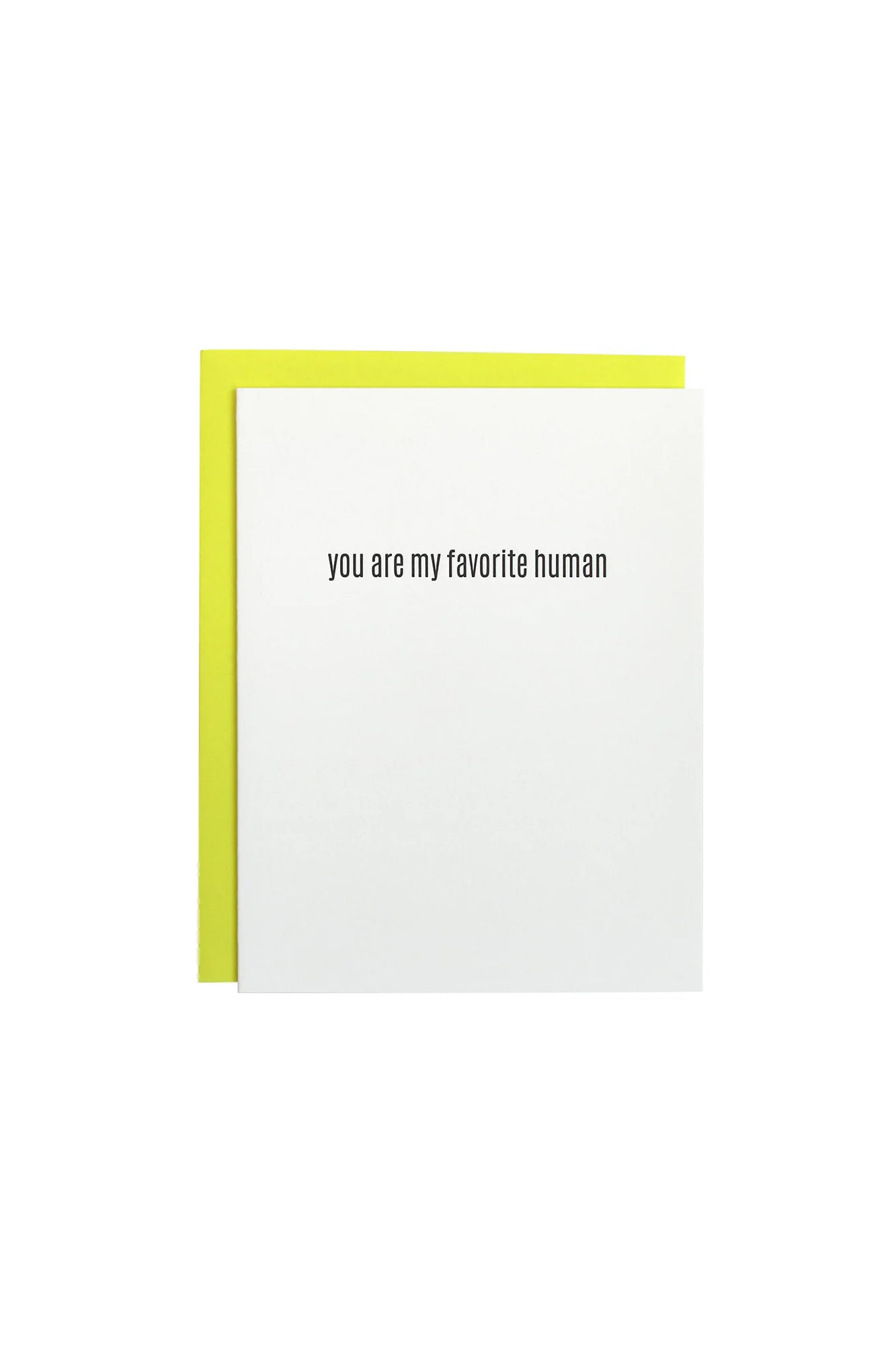 Favorite Human Card