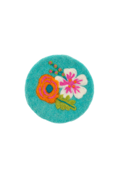 Felt Coasters Shelly Floral