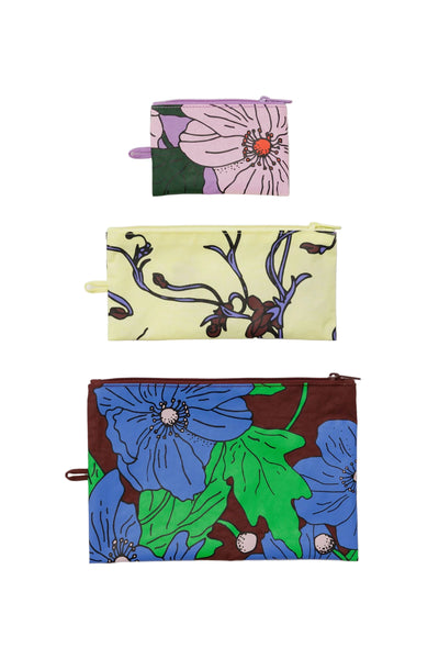 Flat Pouch Set Poppy Mix