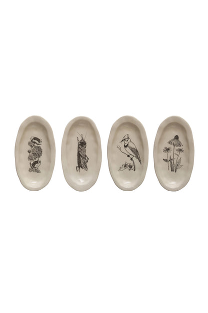 Flora/Fauna Organic Shaped Plate