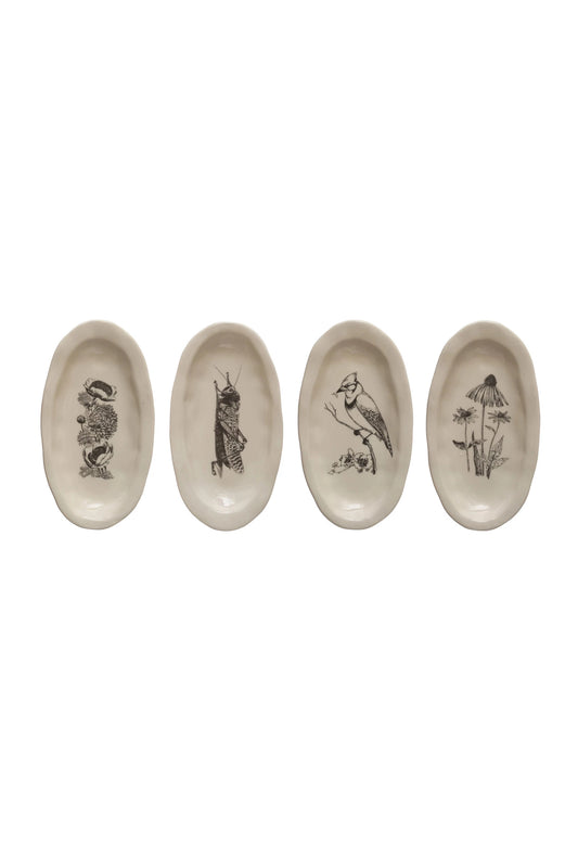 Flora/Fauna Organic Shaped Plate