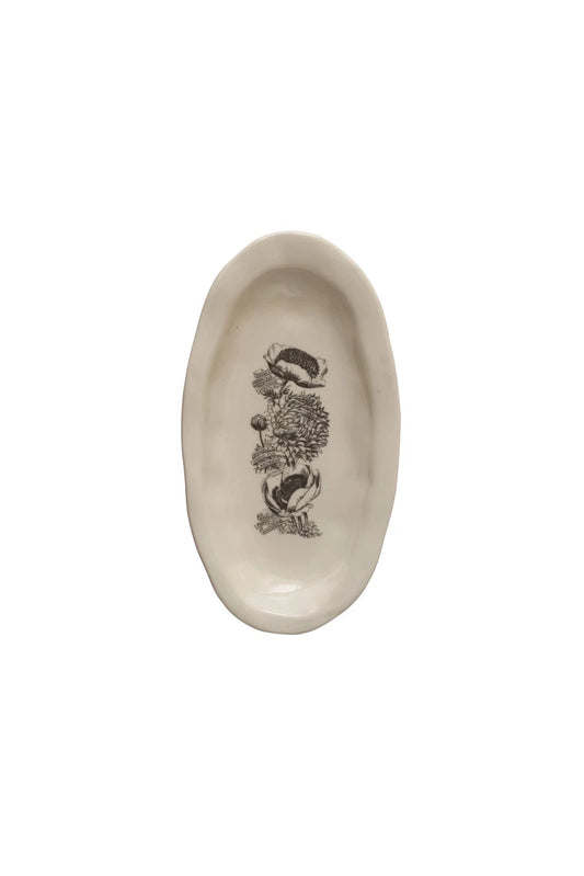 Flora/Fauna Organic Shaped Plate