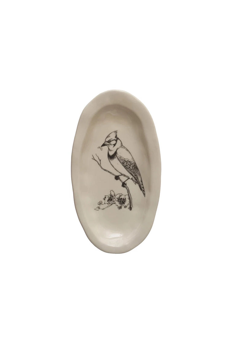 Flora/Fauna Organic Shaped Plate