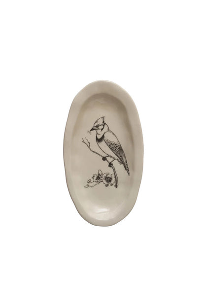 Flora/Fauna Organic Shaped Plate