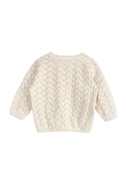 Floral Embroidered Baby Cardigan