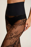 Floral Net Tights
