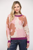 Floral Pattern Sweater