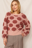 Flower Pattern Sweater