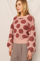 Flower Pattern Sweater