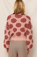 Flower Pattern Sweater