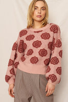 Flower Pattern Sweater