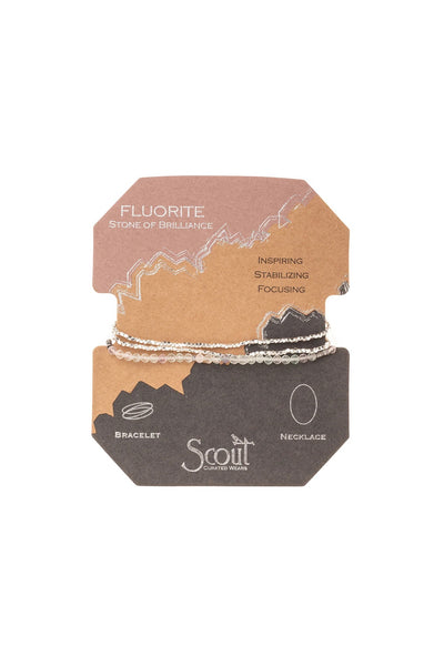Fluorite Delicate Stone Bracelet/Necklace