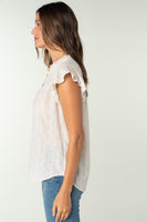 Flutter Sleeve Button Down
