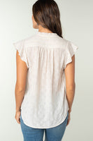Flutter Sleeve Button Down