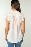 Flutter Sleeve Button Down