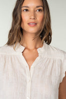 Flutter Sleeve Button Down