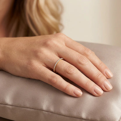 For All Eternity Stackable Ring Gold