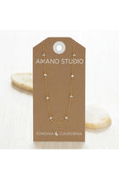 Freshwater Pearl Station Chain Necklace