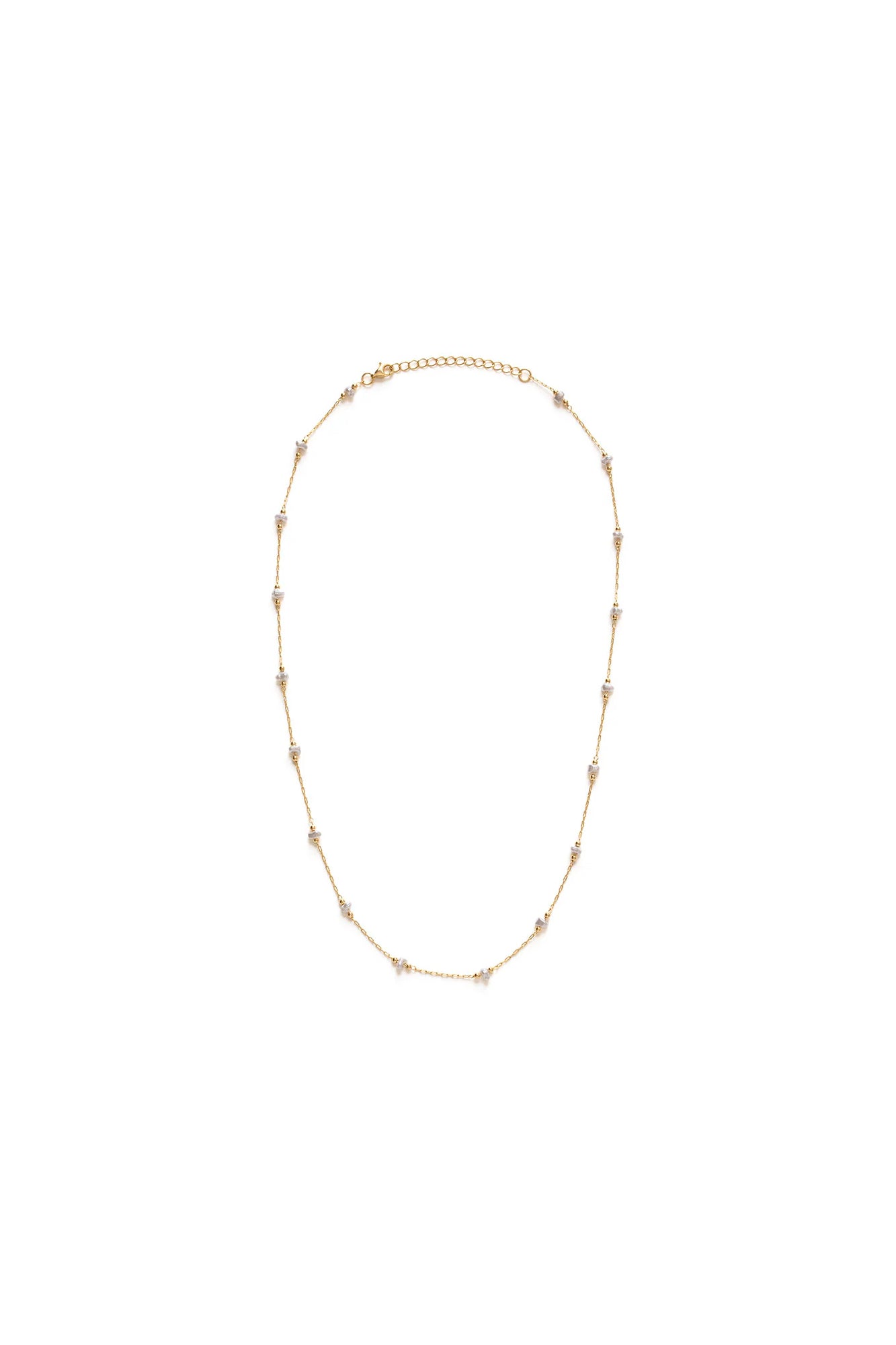 Freshwater Pearl Station Chain Necklace