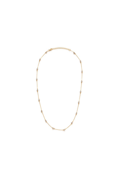 Freshwater Pearl Station Chain Necklace